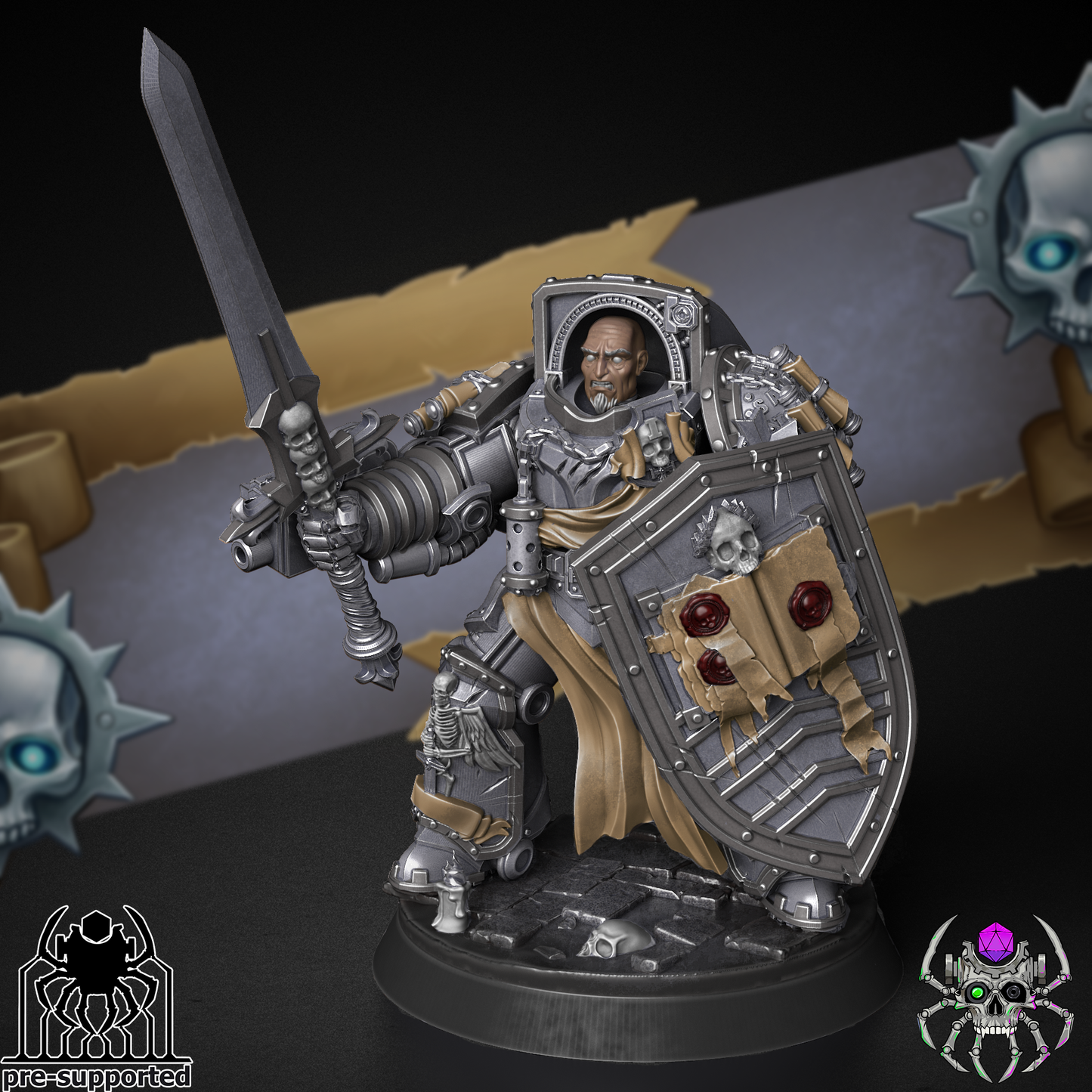 Lost Knight - Protector- Eight Legs Miniatures