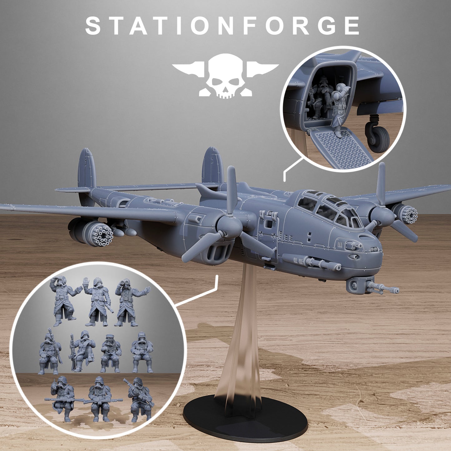 Grimguard Vulture Plane- Station Forge