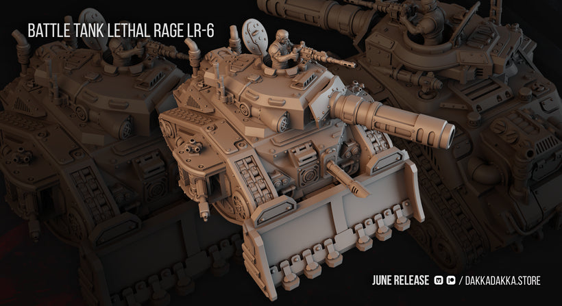 Battle Tank Lethal Rage LR-6- DakkaDakka Store
