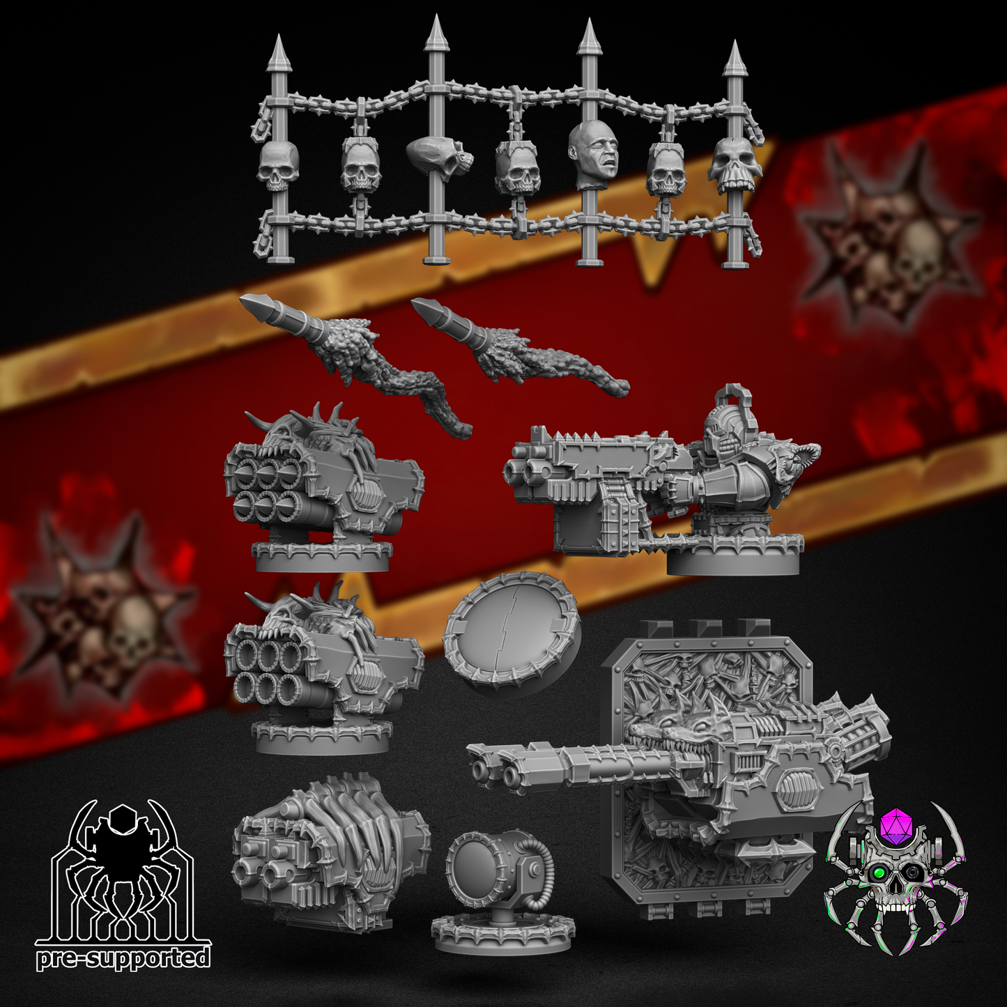The Bloody Skulls ASV- Eight Legs Miniatures