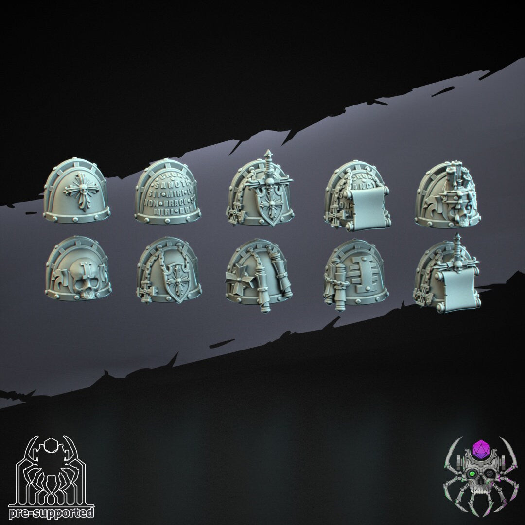 Demon Hunters Heavy Armor Squad (Build Kit) - Eight Legs Miniatures