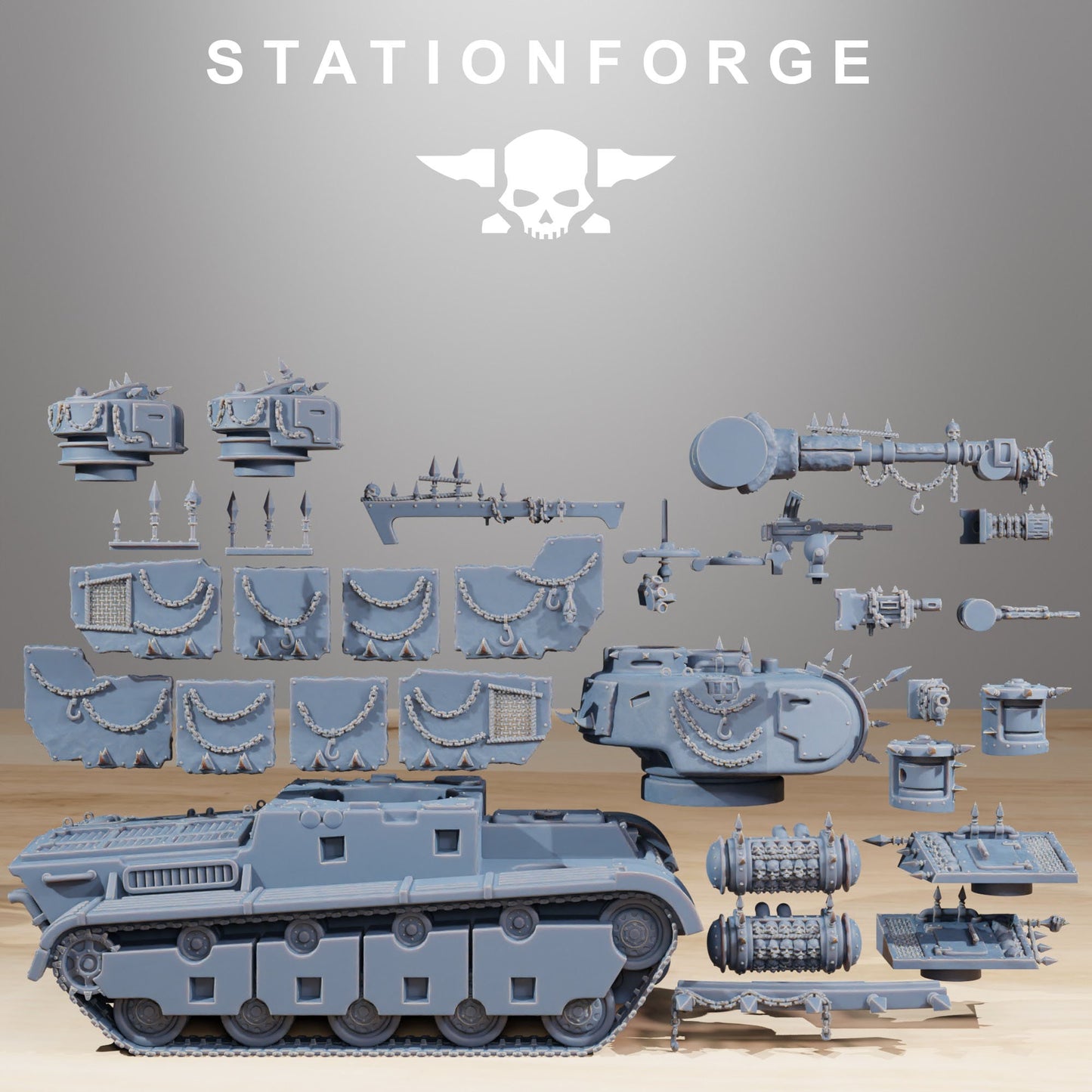 GrimGuard Heavy Tank Corrupted Conversion Kit- Station Forge