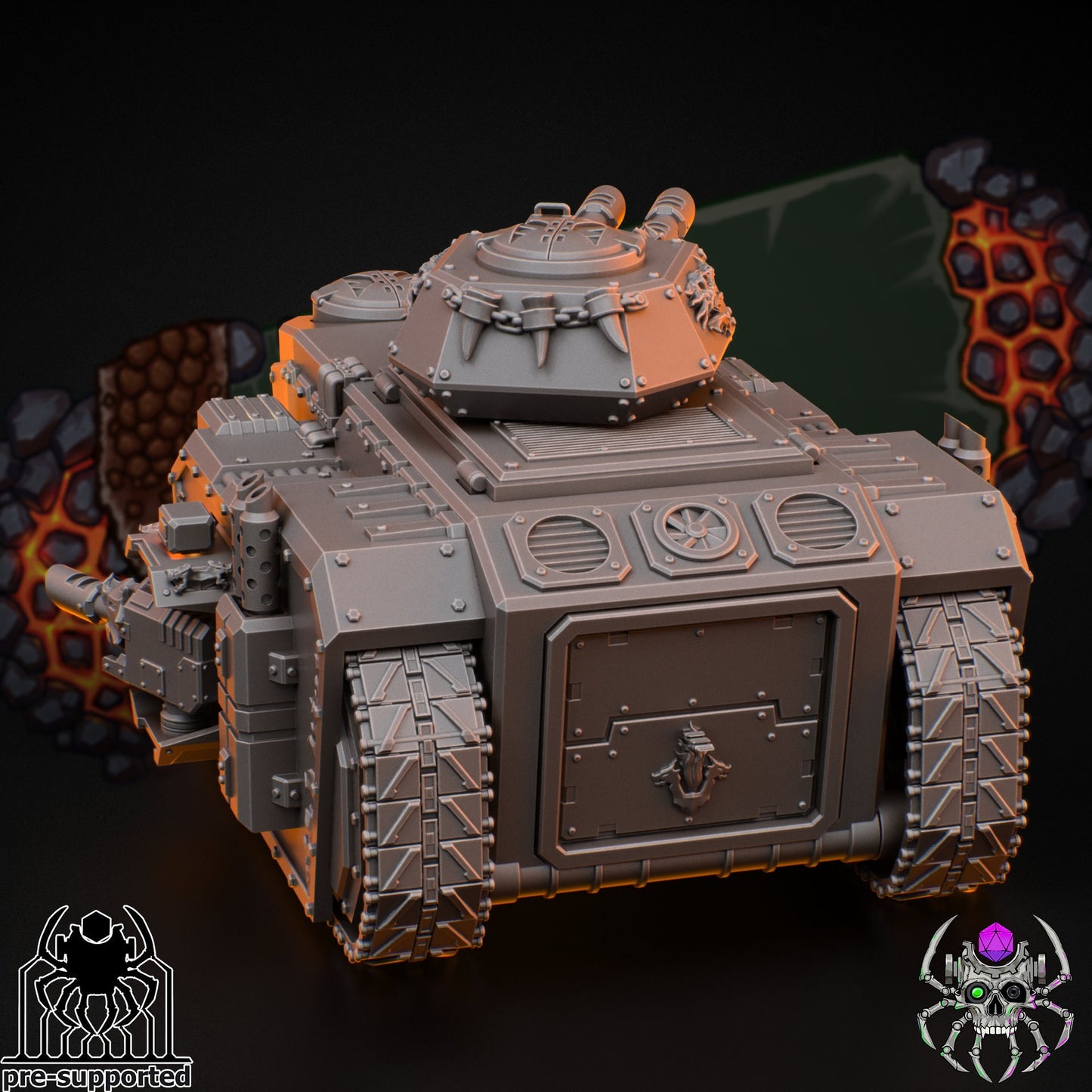Flame Lizards APC- Eight Legs Miniatures