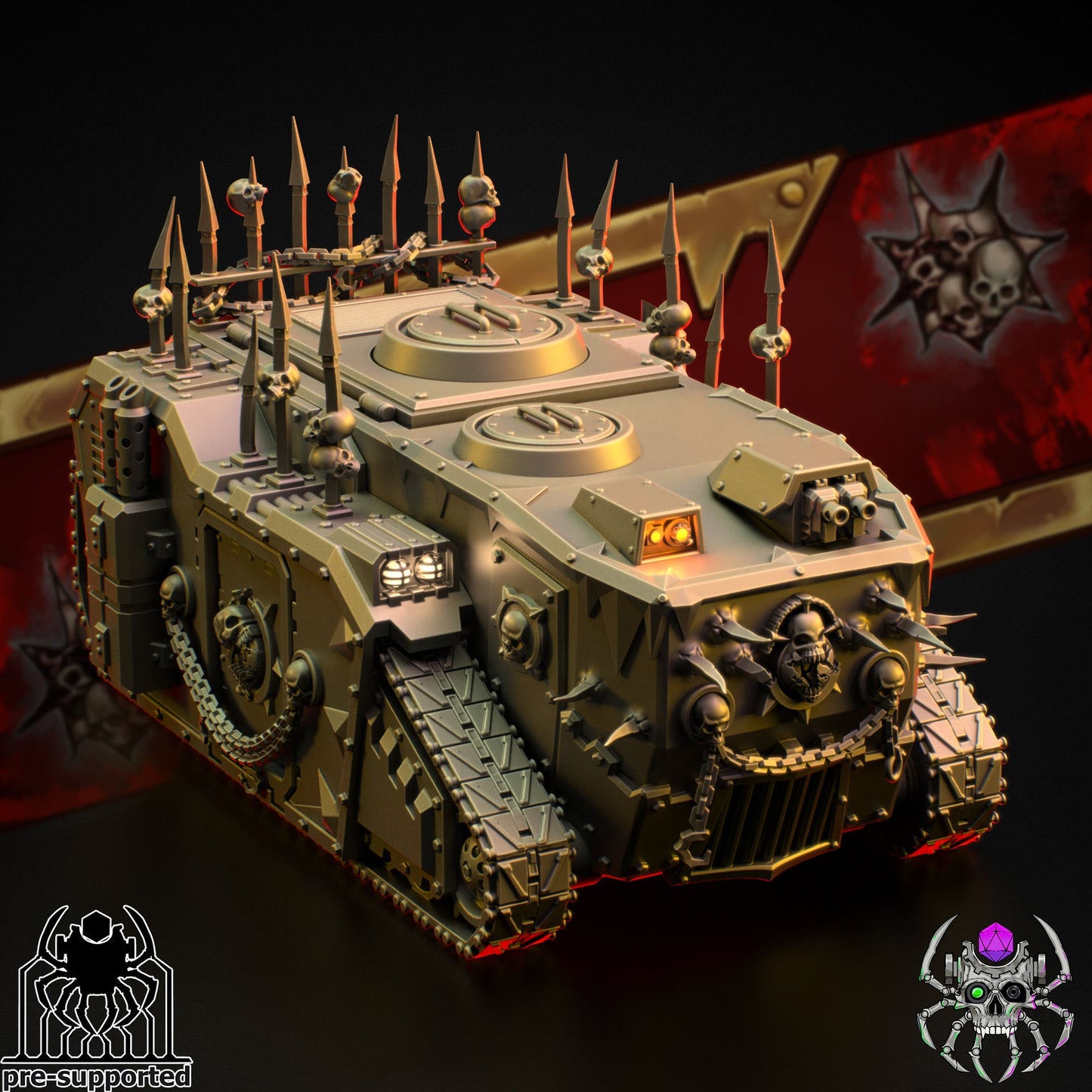 The Bloody Skulls APC- Eight Legs Miniatures