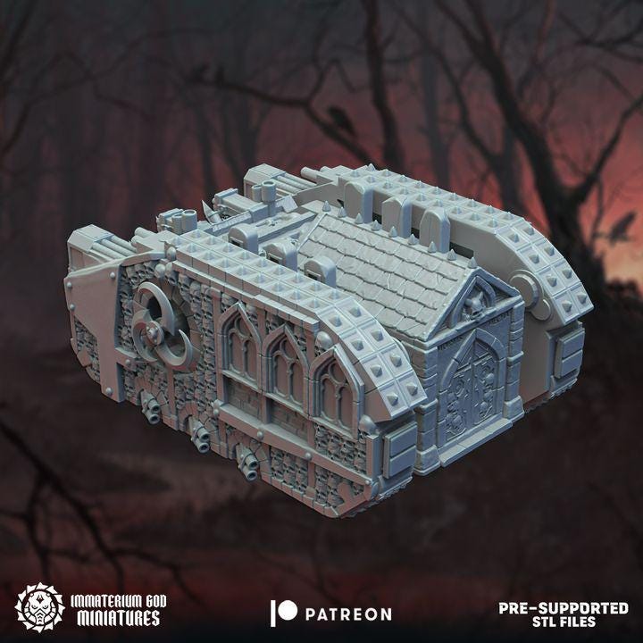 Cryptbastion (tank)- Immaterium God -Lords of the Cursed Relm