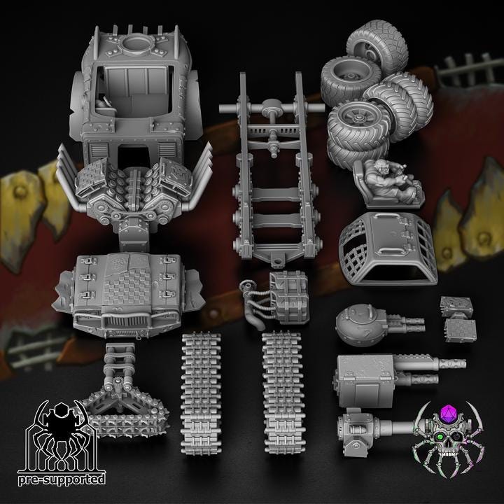 MadScrapTruck- Eight Legs Miniatures