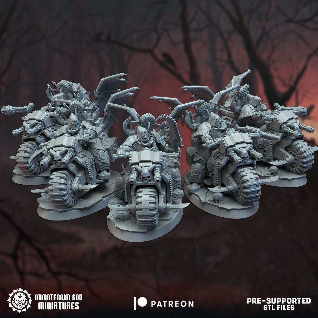 Batriders set (5models) - Lords of the Cursed Realm Vol. IV