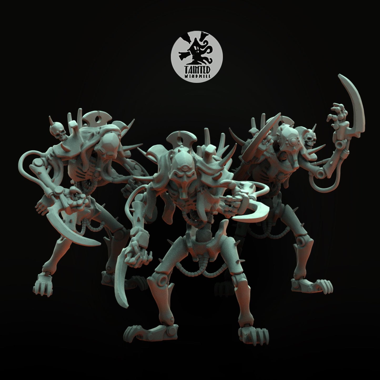 Flayed Automatons with Masks- Tainted Windmi