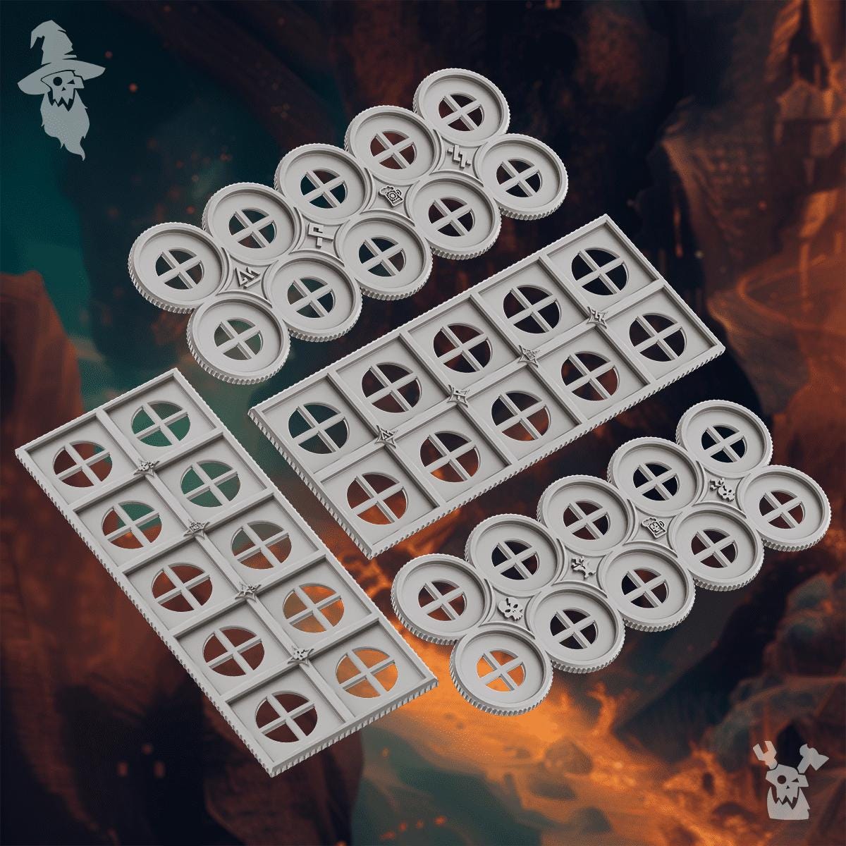 Grimworld Movement Trays- DakkaDakka Store