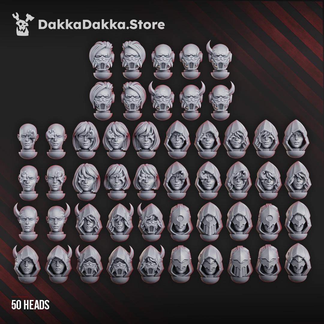 Unholy Space Coven Heads Set- DakkaDakka Store