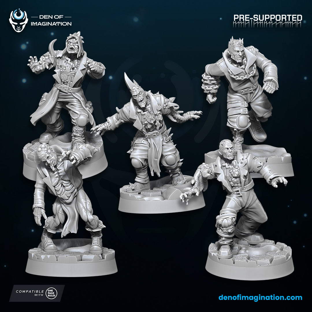 Chaos Plague - Plague Walkers Unit- Wild Mesh