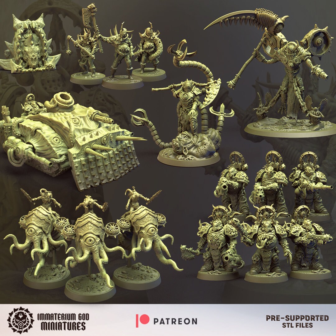 Plague bomber (tank) - Immaterium God Miniatures