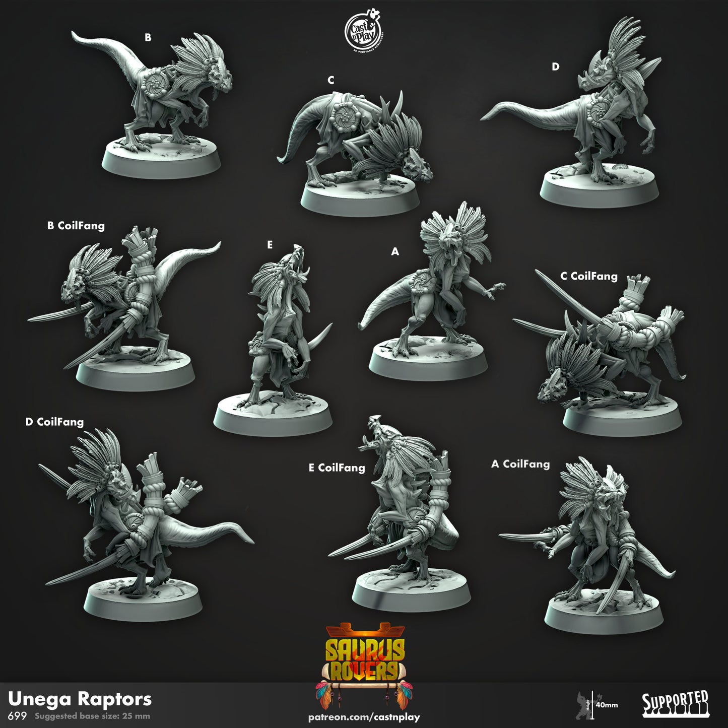Unega Raptors- Cast N Play