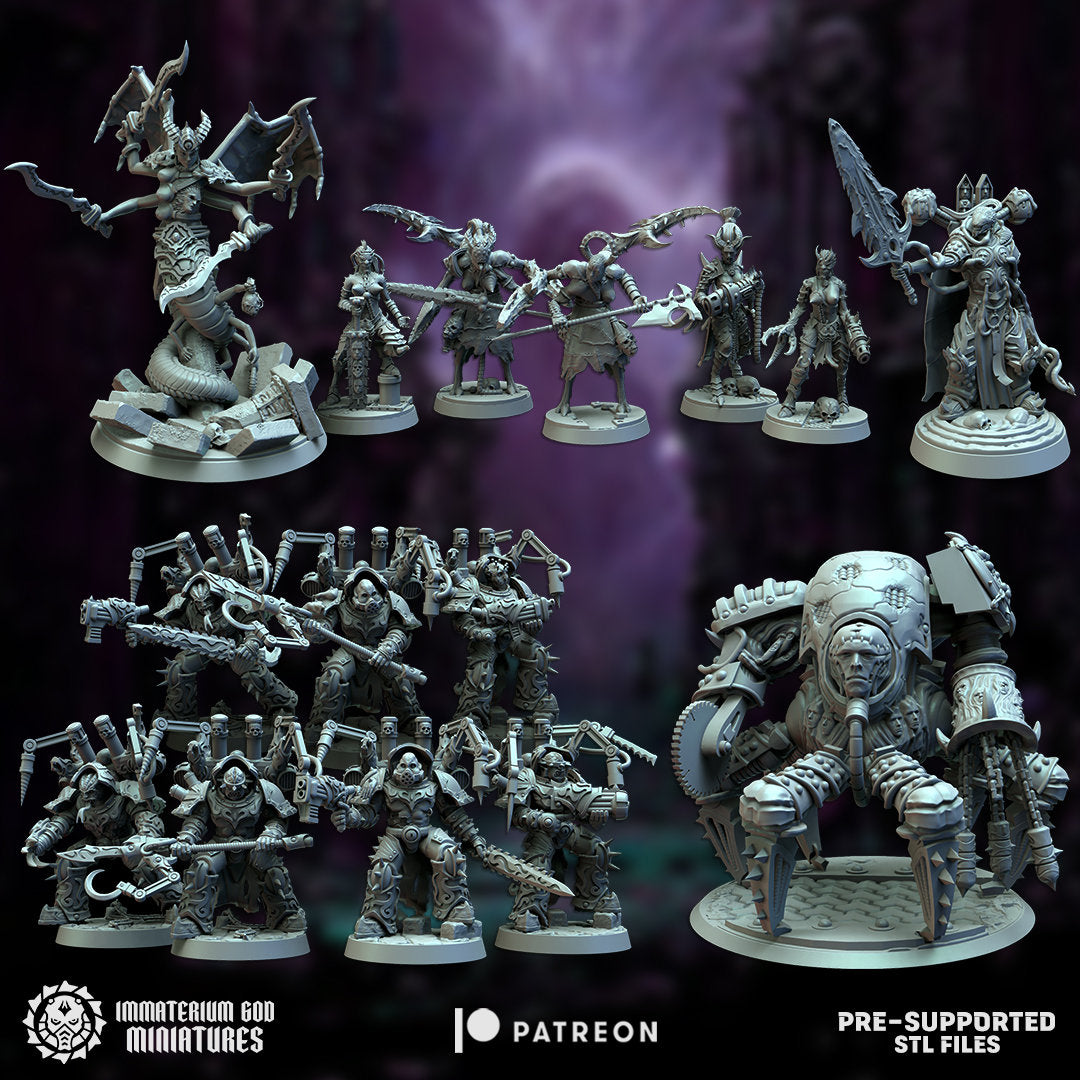 Surgeon ravagers bits set -Immaterium God - Citadel of Pain Vol I.