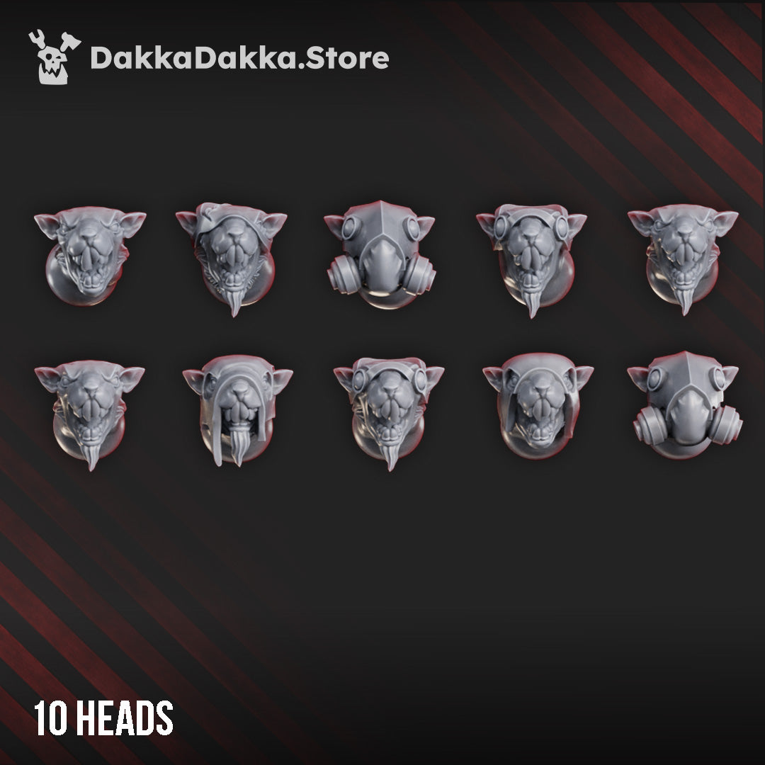Swarm of Miner Rats (build kit)- DakkaDakka Store