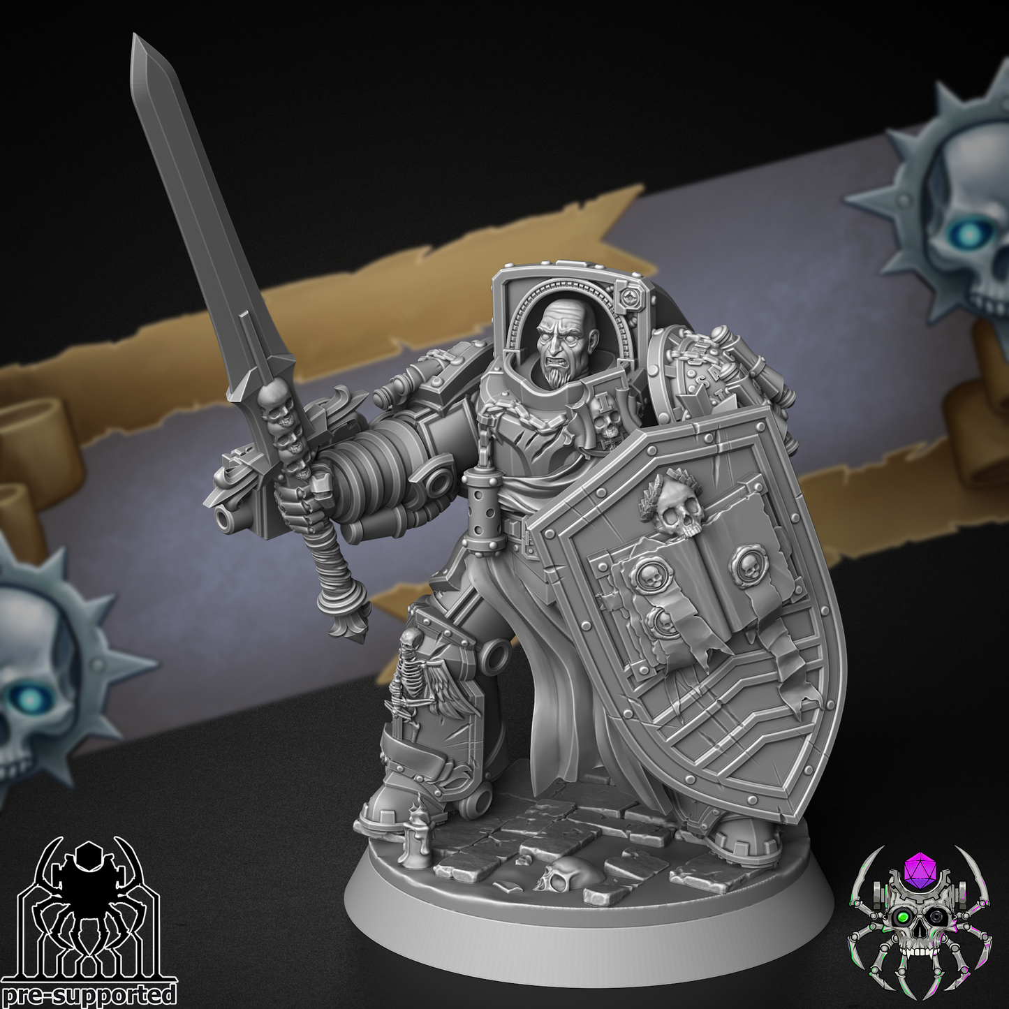 Lost Knight - Protector- Eight Legs Miniatures