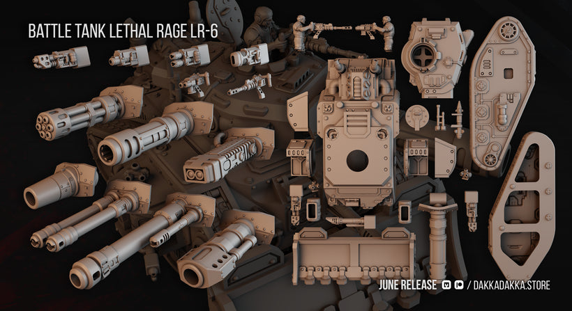 Battle Tank Lethal Rage LR-6- DakkaDakka Store