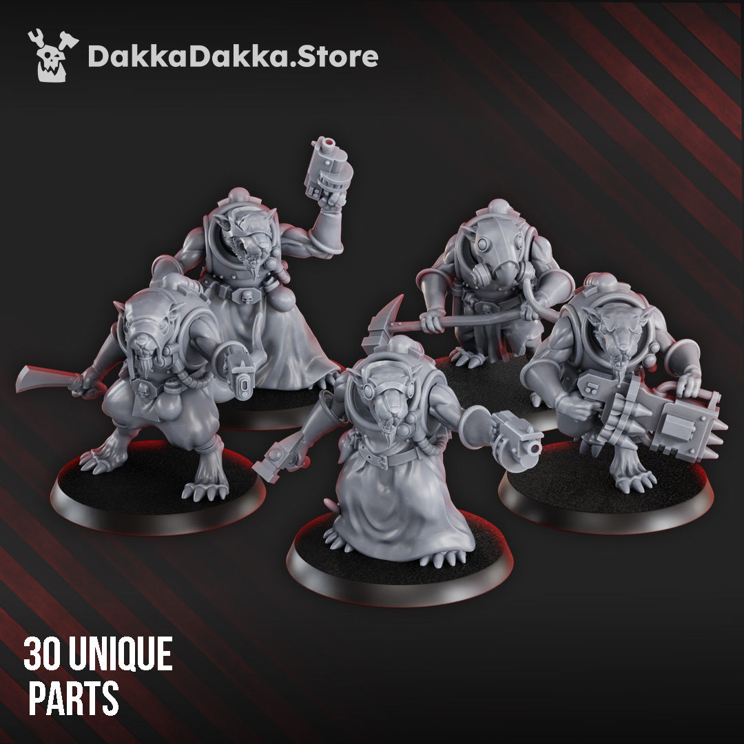 Swarm of Miner Rats (build kit)- DakkaDakka Store
