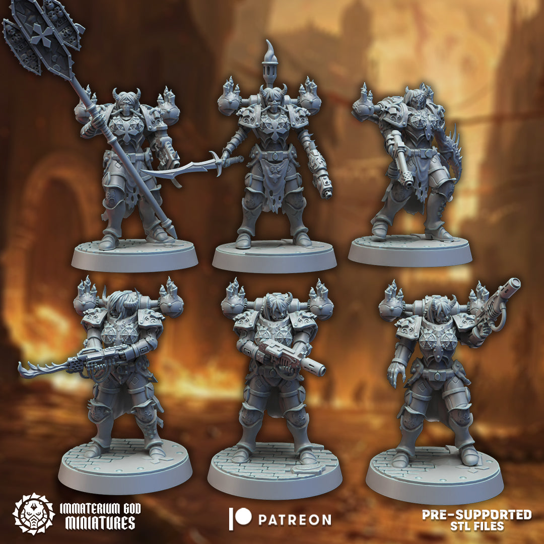 Doomed nuns (6models)- Immaterium God