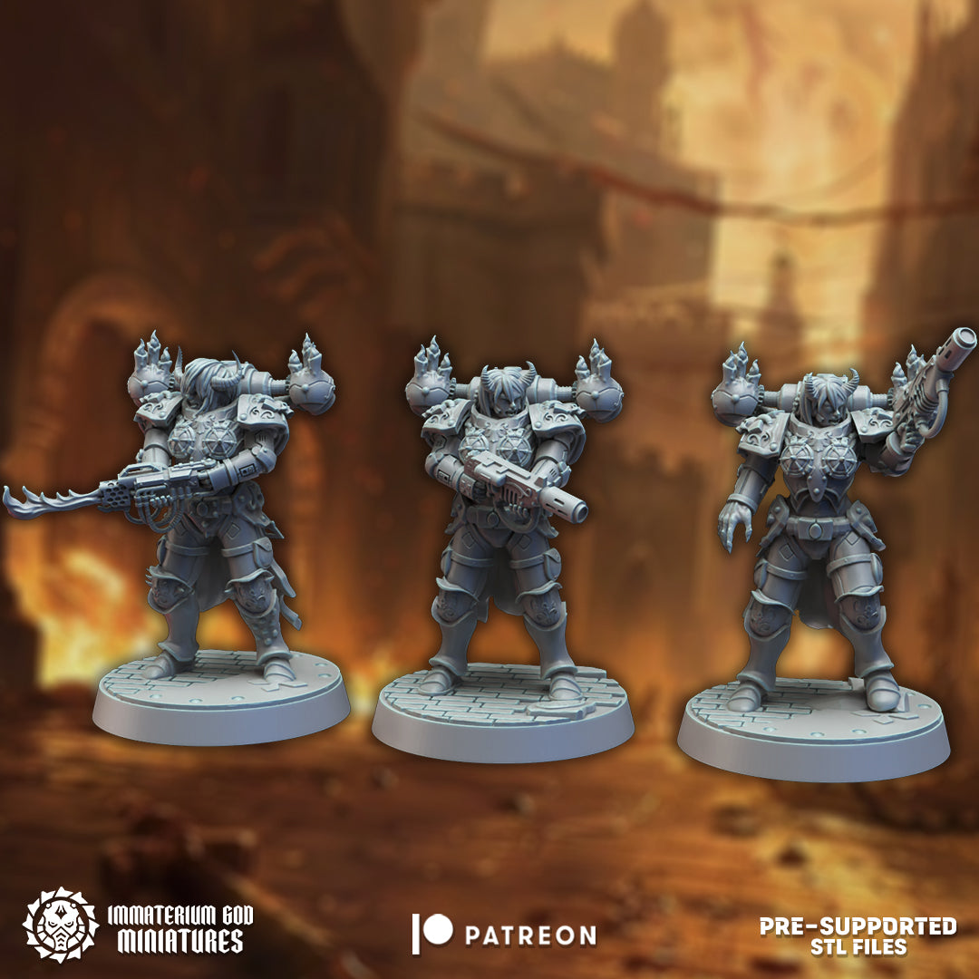Doomed nuns (6models)- Immaterium God