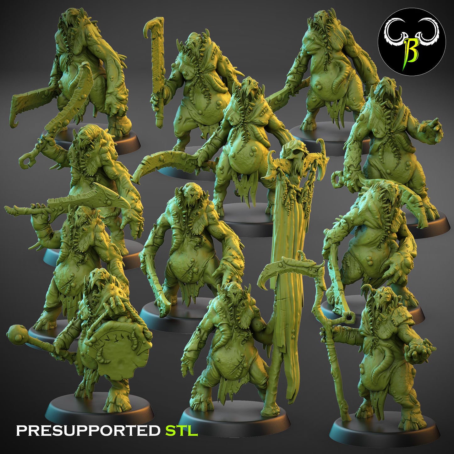 Maggot Fiends Squad Clay Beast Creations