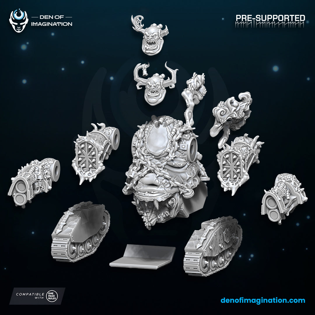 Chaos Plague - Plague Grinder Multipart Set- Wild Mesh