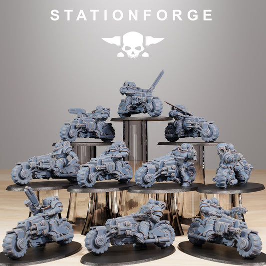 Socratis Bikers (Set of 10 Bikers) - Station Forge