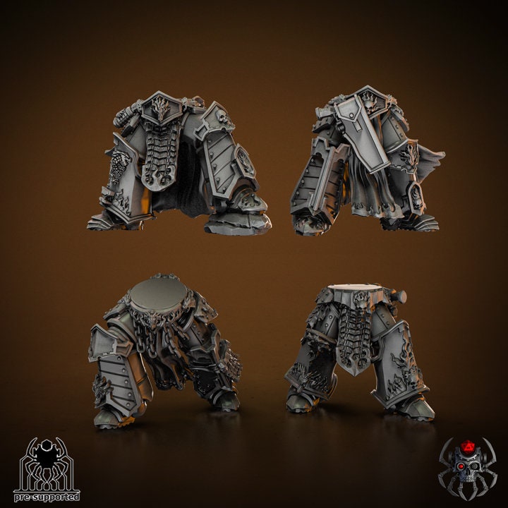 Flame Lizards Blade Masters Squad (BuildKit)- Eight Legs Miniatures