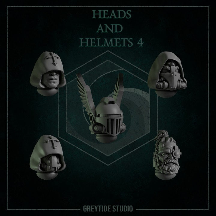 Heads and Helmets Sets 1- 6 - Grey Tide Studios