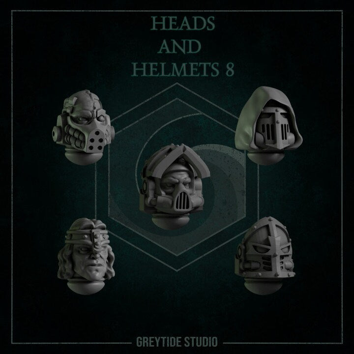 Heads and Helmets Sets 7- 12- Grey Tide Studios