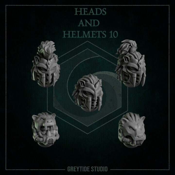 Heads and Helmets Sets 7- 12- Grey Tide Studios