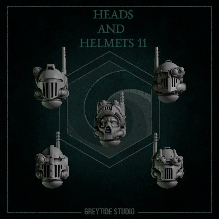 Heads and Helmets Sets 7- 12- Grey Tide Studios