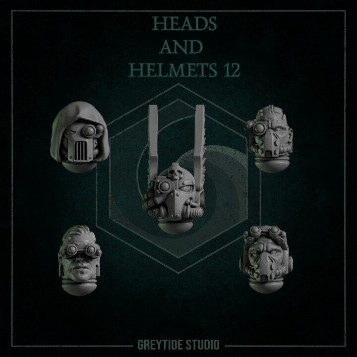 Heads and Helmets Sets 7- 12- Grey Tide Studios