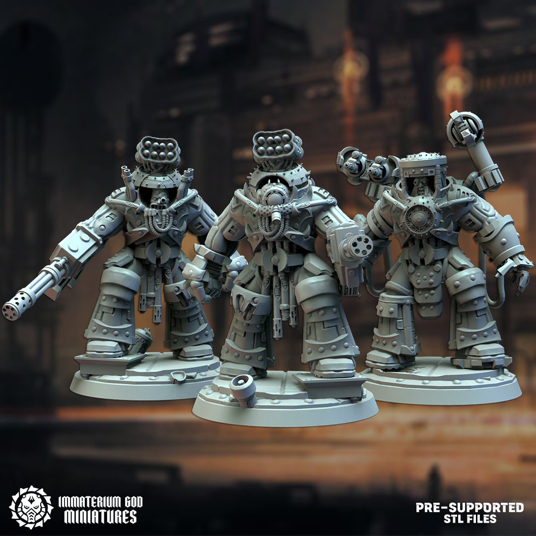 Dark-steel destroyers set- Immaterium God -Heirs of the Dark Foundry Vol. II