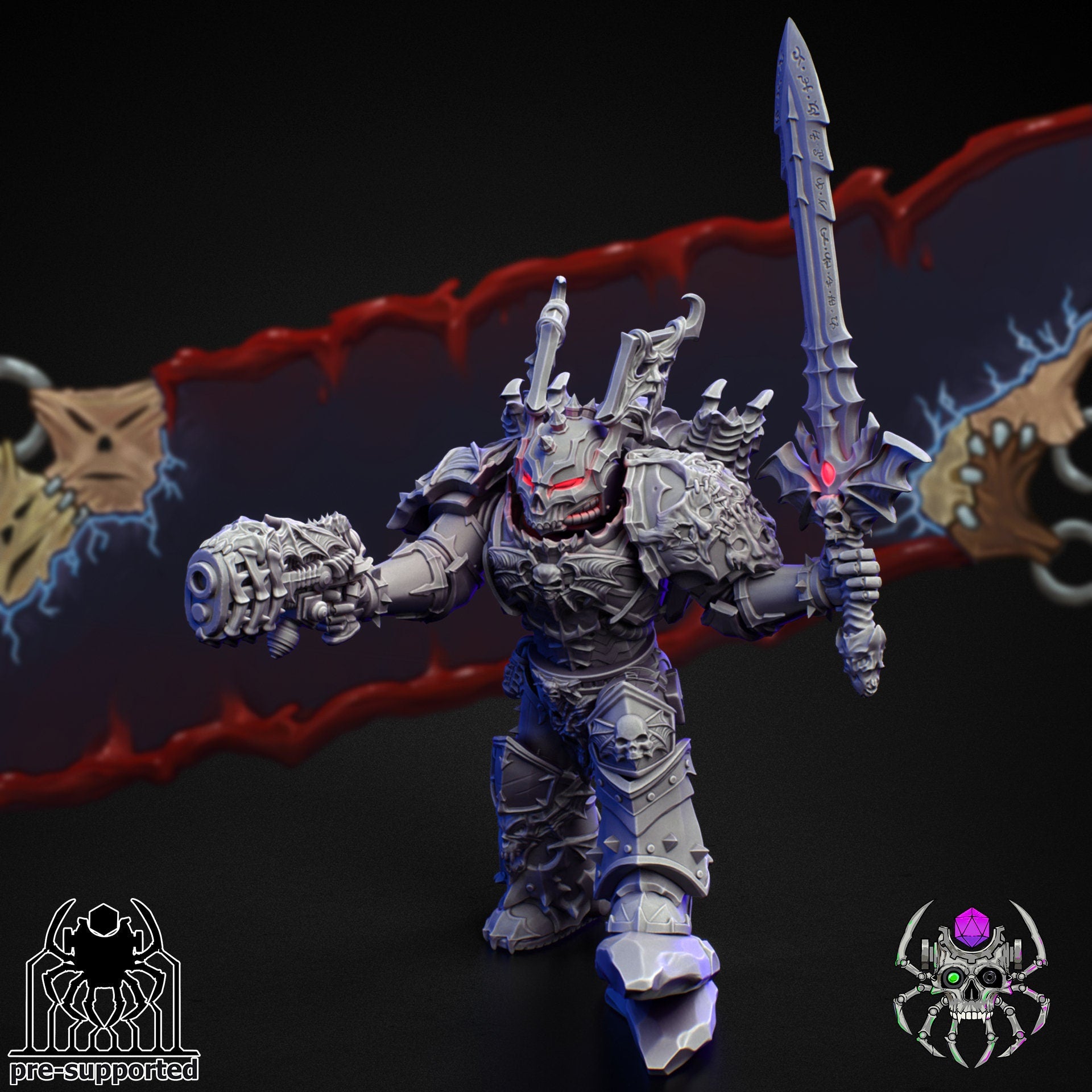 Nightmare Harbingers Battle Squad (BuildKit)- Eight Legs Miniatures