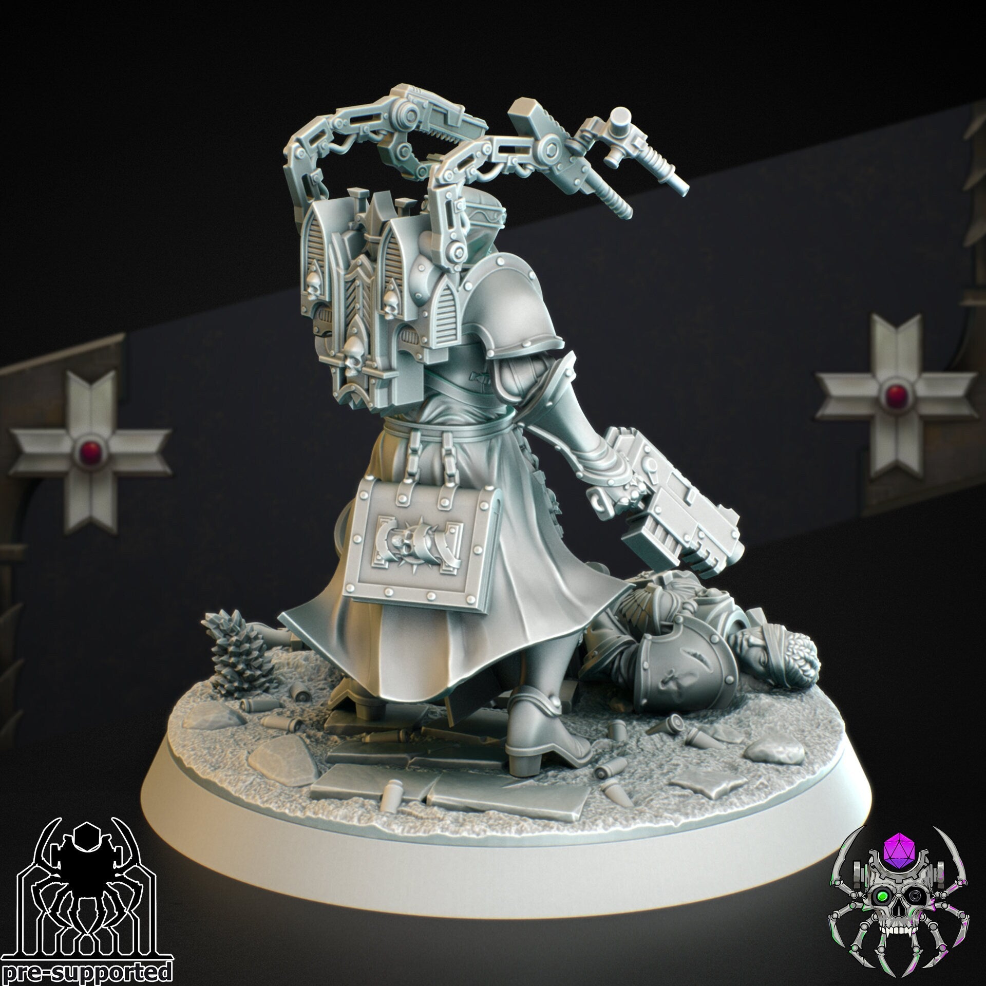 The Medic Widow- Eight Legs Miniatures