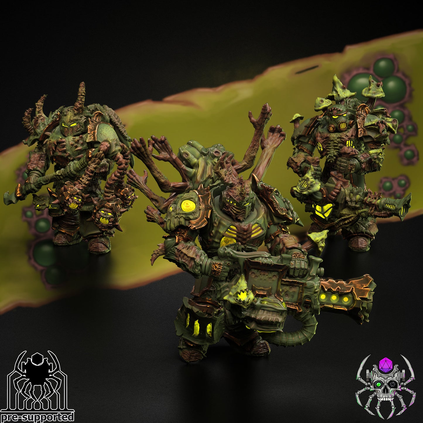 Plague Bringers Battle Squad (BuildKit)- Eight Legs Miniatures