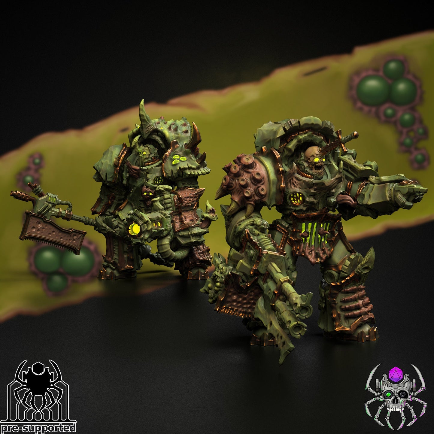 Plague Bringers Heavy Armor Squad (BuildKit)- Eight Legs Miniatures