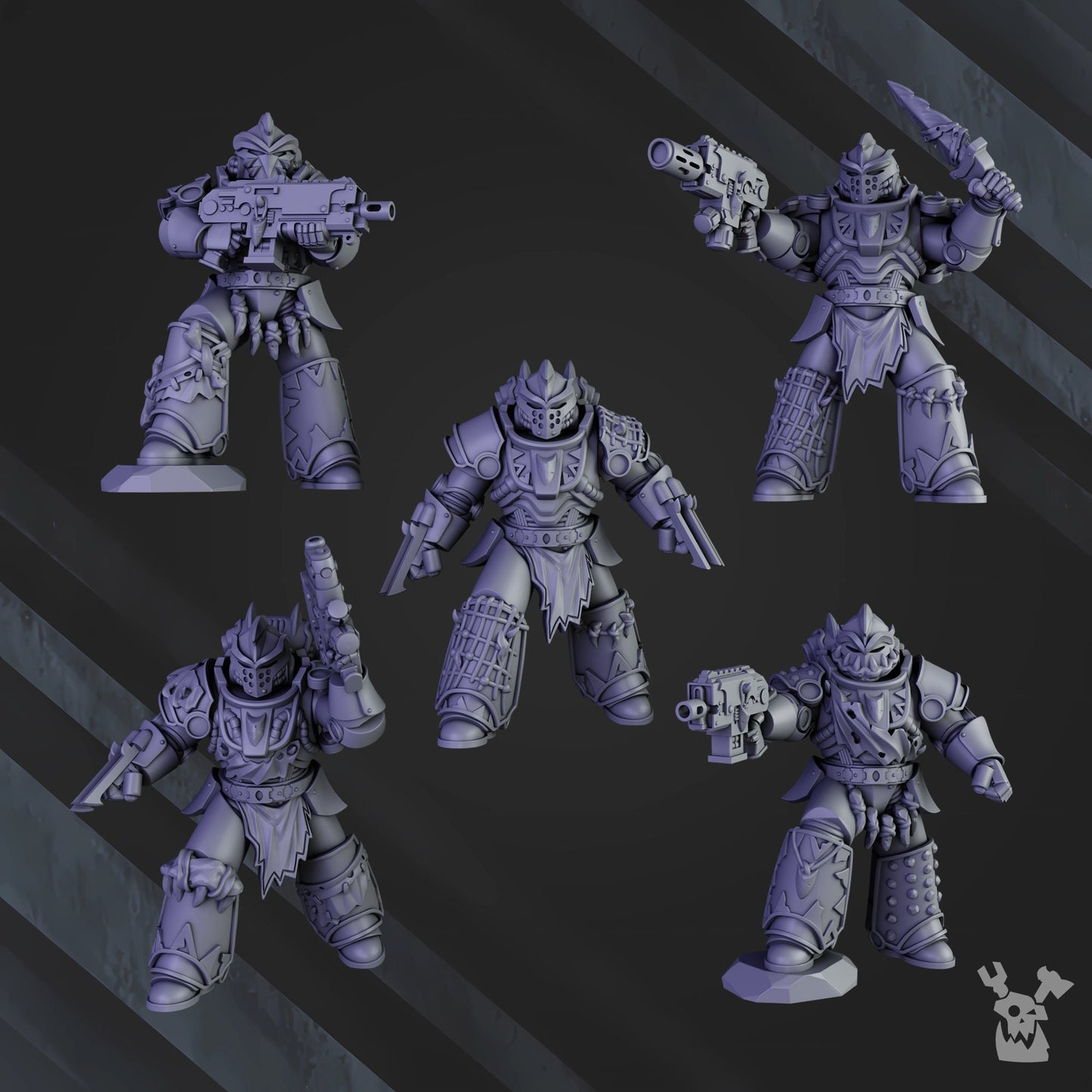 White Megalodon Clan Warriors- DakkaDakka Store