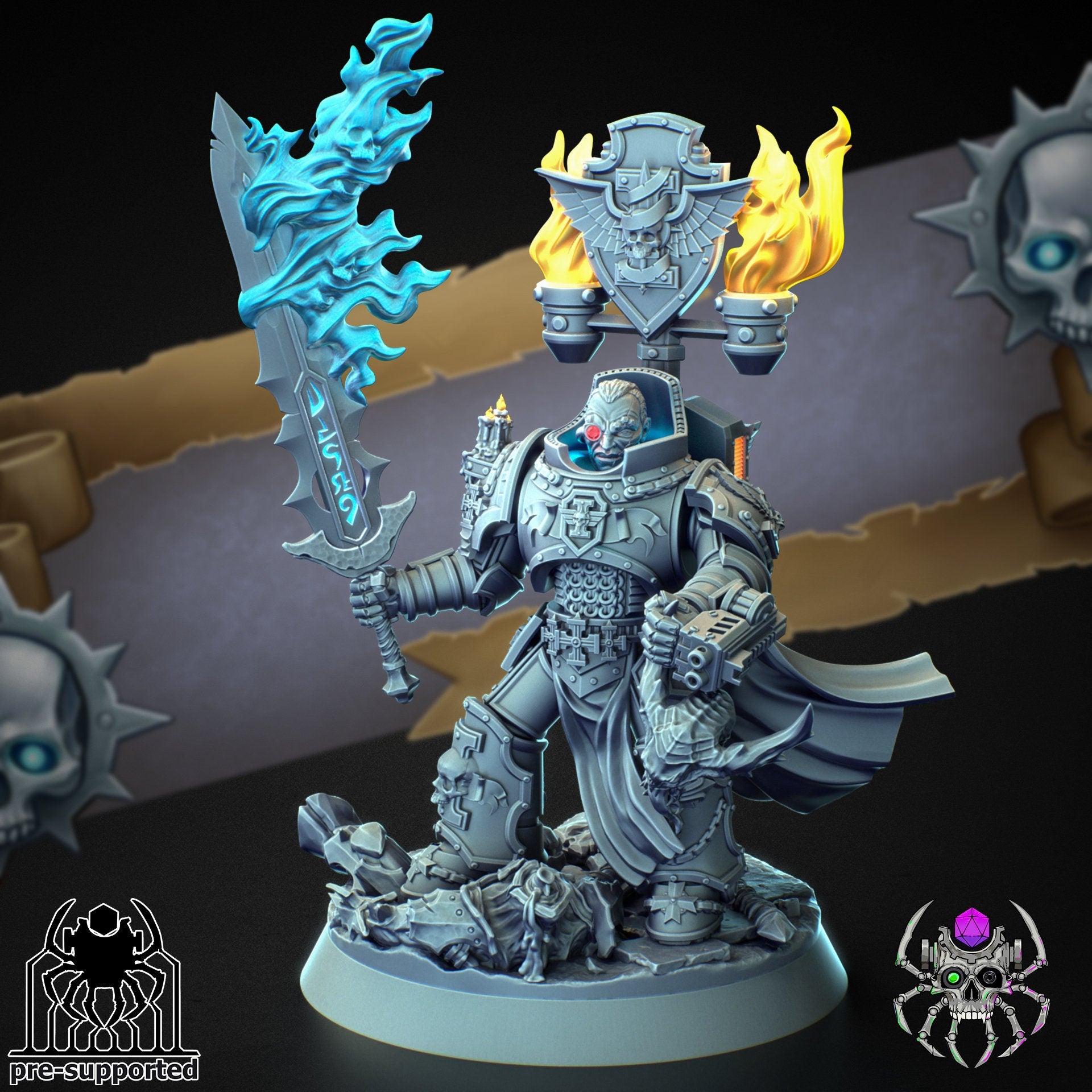 The High Warden of Demon Hunters- Eight Legs Miniatures