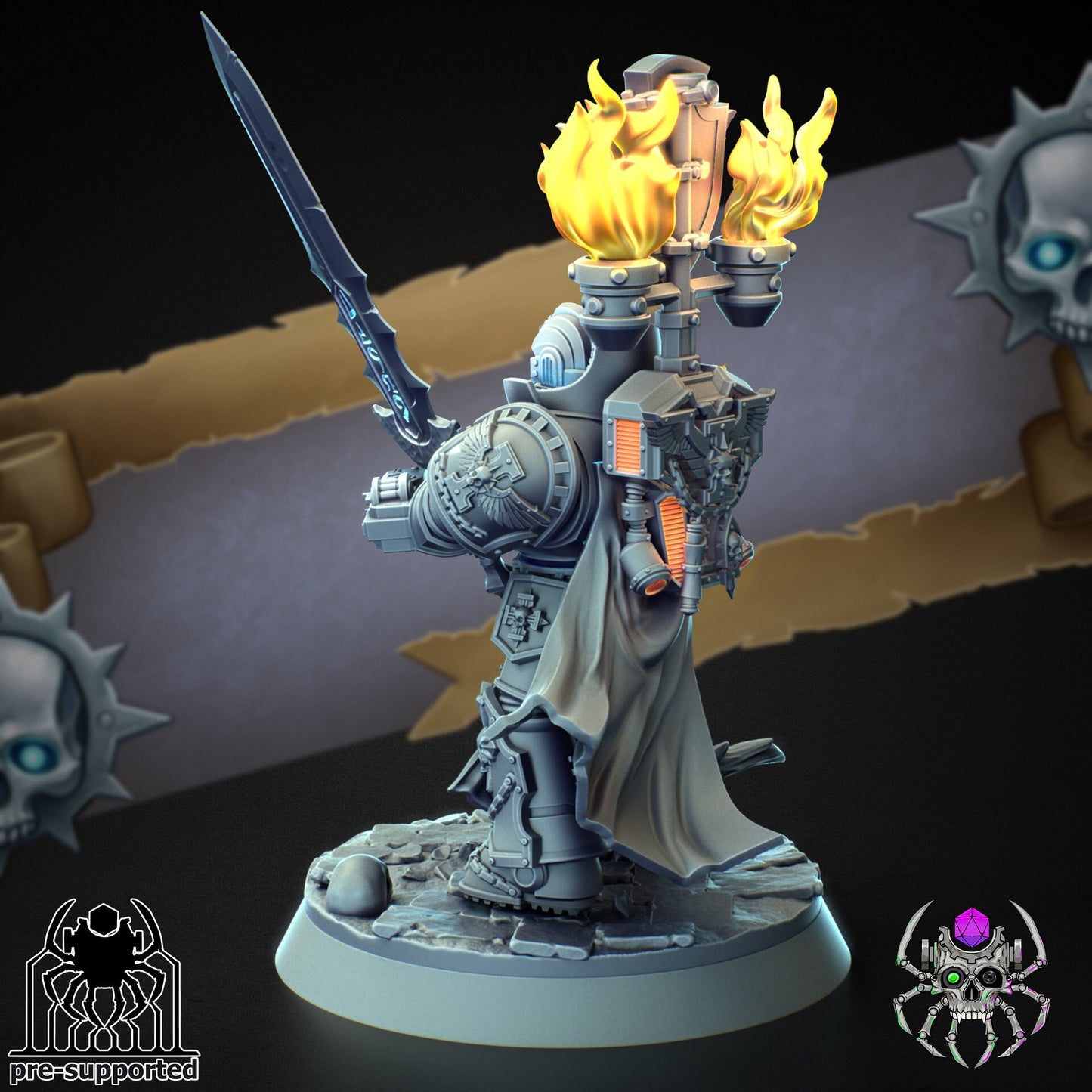 The High Warden of Demon Hunters- Eight Legs Miniatures