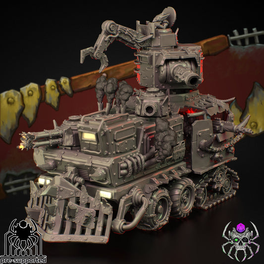 Orkz Heavy Armoured War Wagon- Eight Legs Miniatures