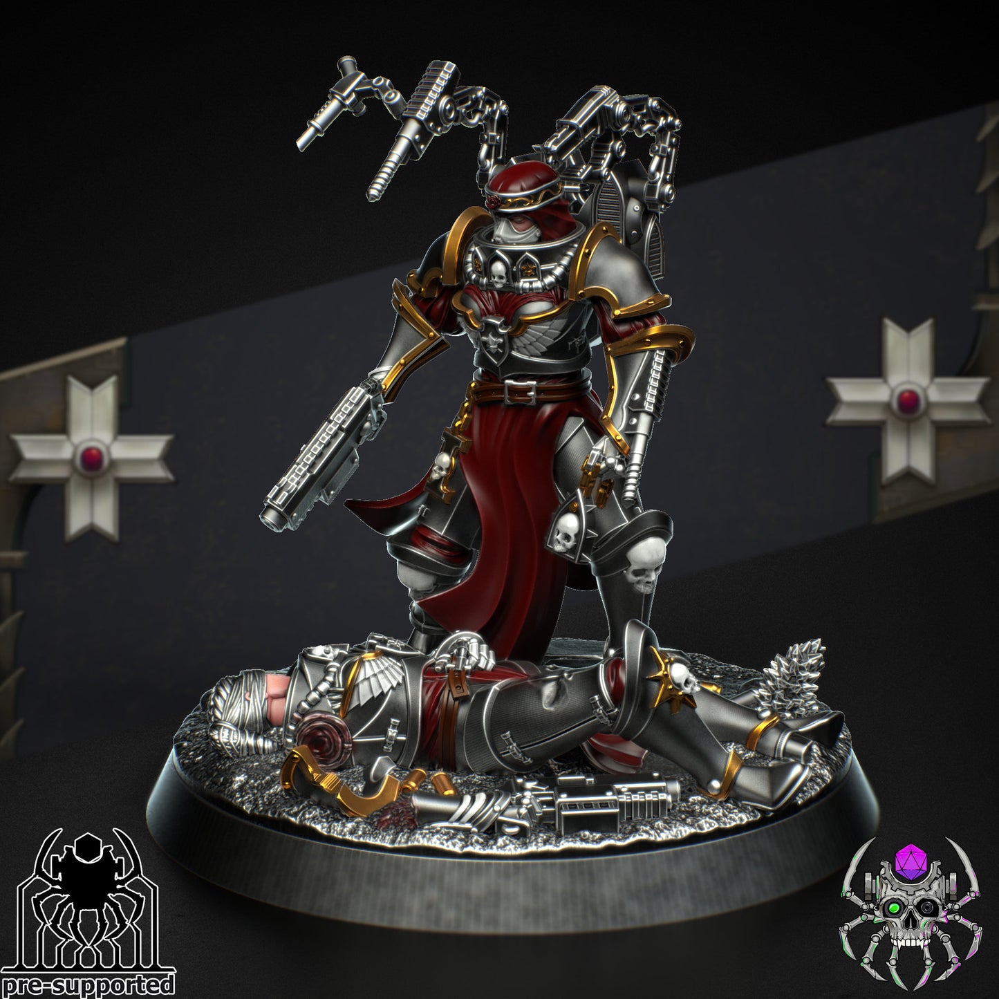 The Medic Widow- Eight Legs Miniatures