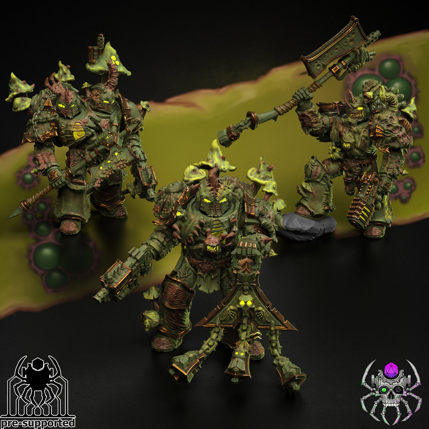 Plague Bringers Battle Squad (BuildKit)- Eight Legs Miniatures