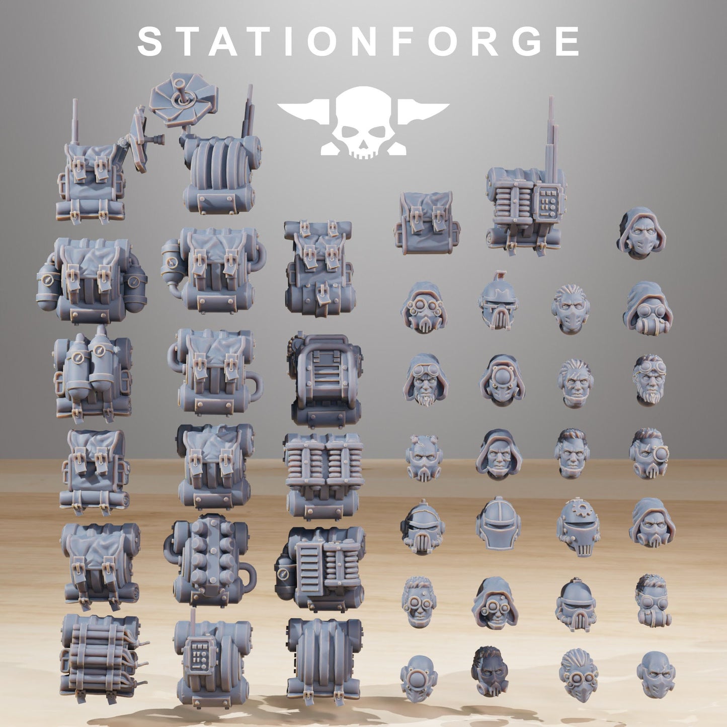 Scavenger Infantry Builder Kit- Station Forge