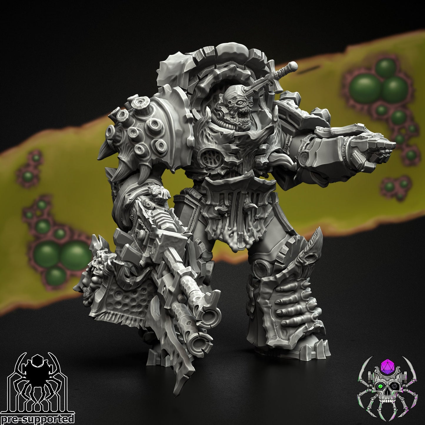 Plague Bringers Heavy Armor Squad (BuildKit)- Eight Legs Miniatures