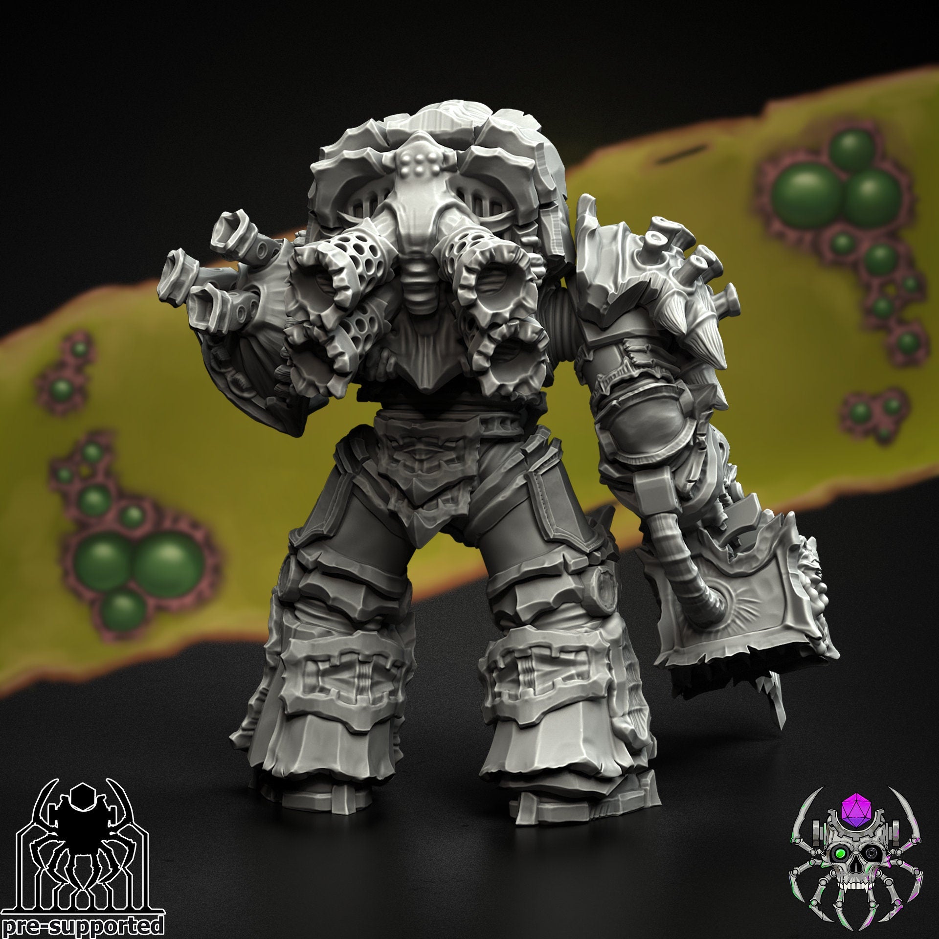 Plague Bringers Heavy Armor Squad (BuildKit)- Eight Legs Miniatures