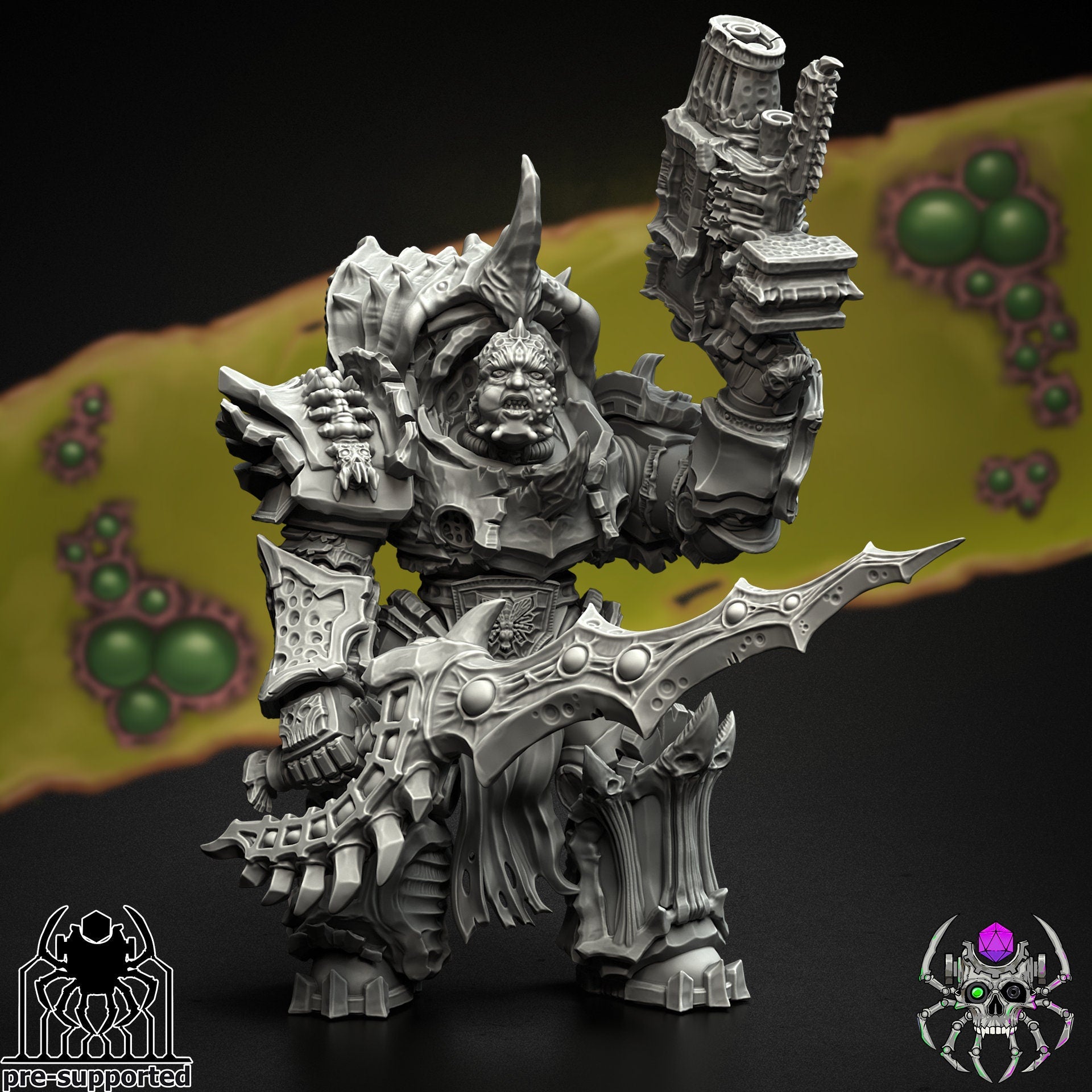 Plague Bringers Heavy Armor Squad (BuildKit)- Eight Legs Miniatures