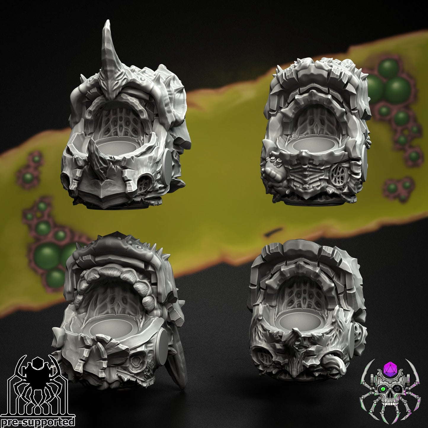 Plague Bringers Heavy Armor Squad (BuildKit)- Eight Legs Miniatures