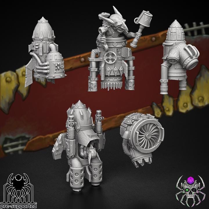 Orkz Wasteland Vultures- Eight Legs Miniatures